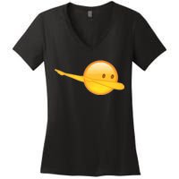 Dab Emoji Dabbing Women's V-Neck T-Shirt