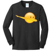 Dab Emoji Dabbing Kids Long Sleeve Shirt