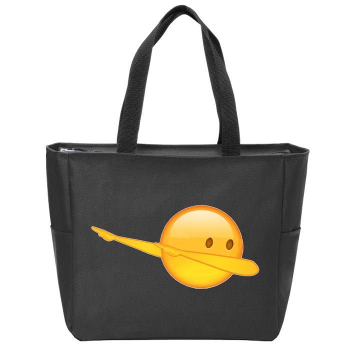 Dab Emoji Dabbing Zip Tote Bag