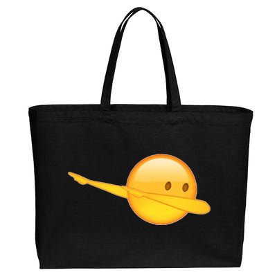 Dab Emoji Dabbing Cotton Canvas Jumbo Tote