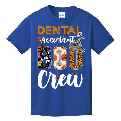 Dental Assistant Boo Crew Halloween Matching Dentist Cool Gift Kids T-Shirt