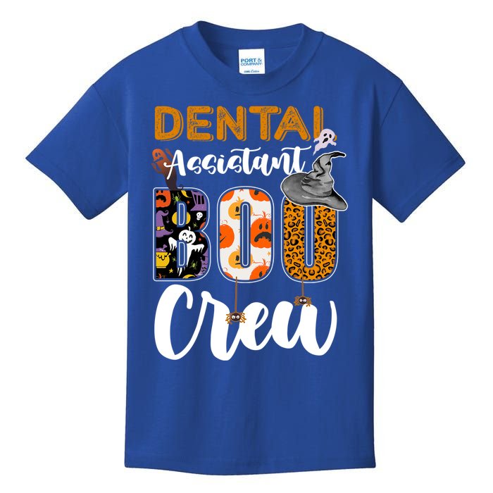 Dental Assistant Boo Crew Halloween Matching Dentist Cool Gift Kids T-Shirt