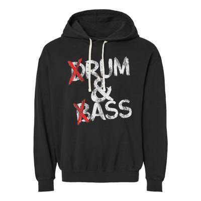 Drum And Bass Rum & Ass Vintage Garment-Dyed Fleece Hoodie