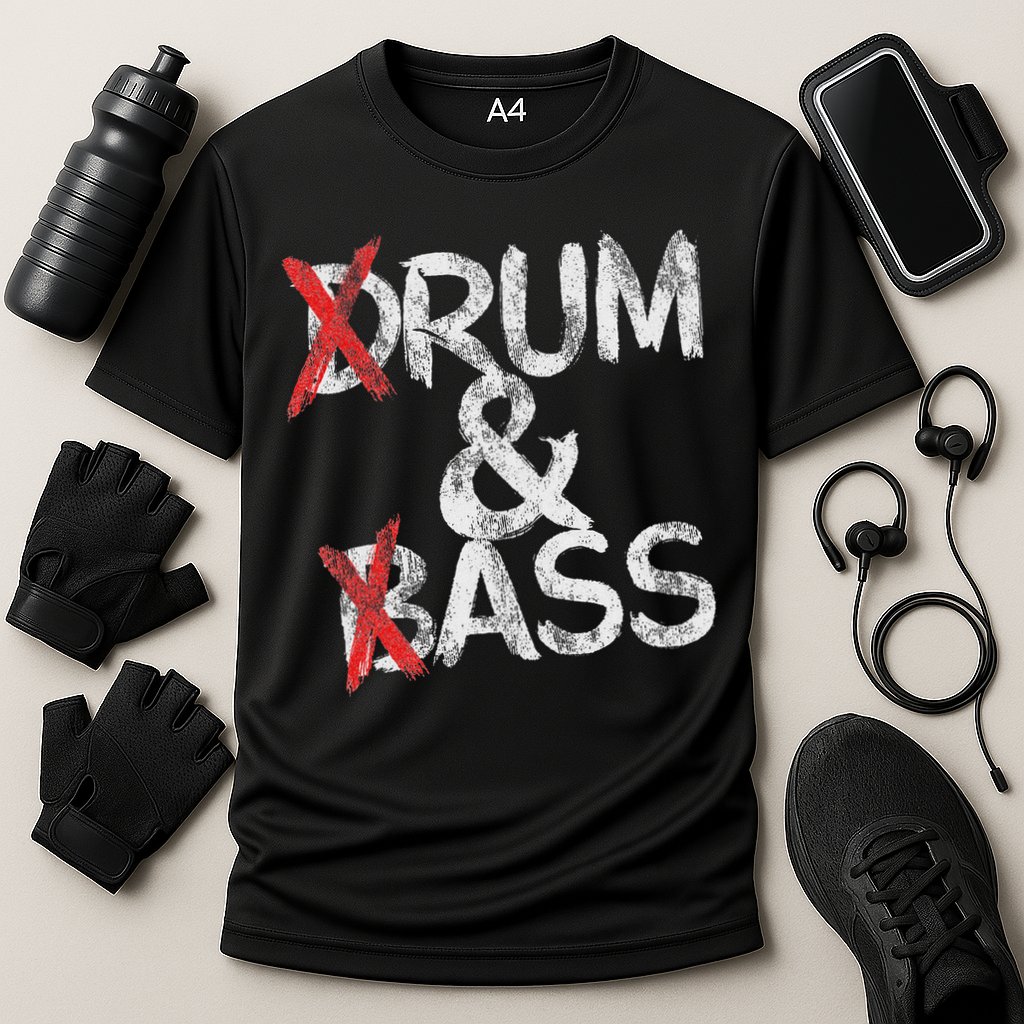 Drum And Bass Rum & Ass Vintage Cooling Performance Crew T-Shirt