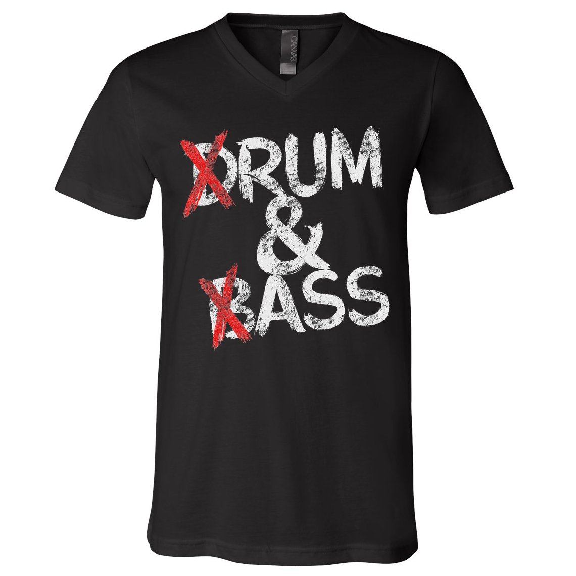 Drum And Bass Rum & Ass Vintage V-Neck T-Shirt