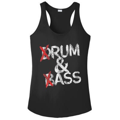 Drum And Bass Rum & Ass Vintage Ladies PosiCharge Competitor Racerback Tank