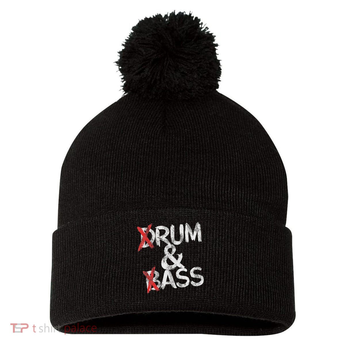 Drum And Bass Rum & Ass Vintage Pom Pom 12in Knit Beanie