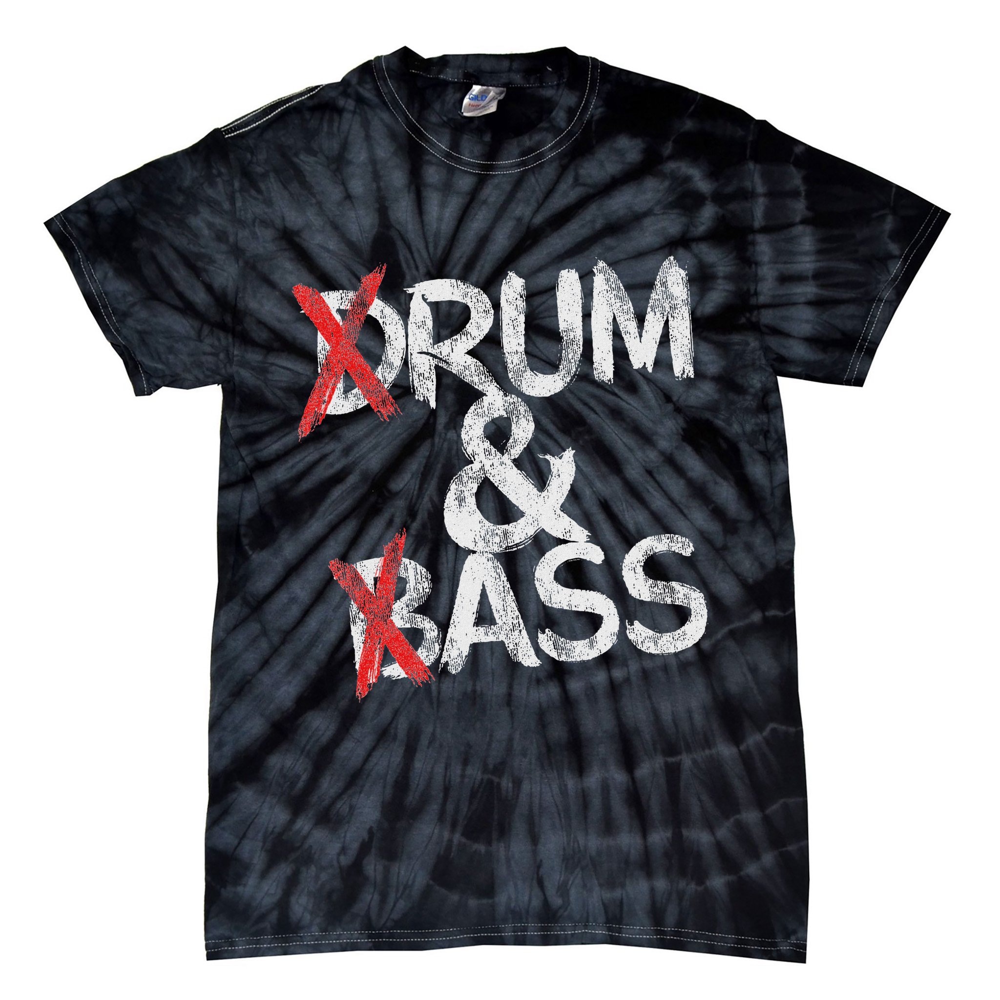 Drum And Bass Rum & Ass Vintage Tie-Dye T-Shirt