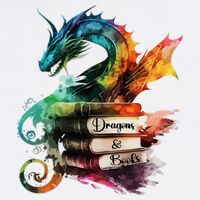Dragons And Books Watercolor Fantasy Dragon Lover Theme Tank Top