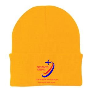 Desantis Airlines Border Relocation Services (C) Knit Cap Winter Beanie