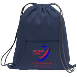 Desantis Airlines Border Relocation Services (C) Sweatshirt Cinch Pack Bag