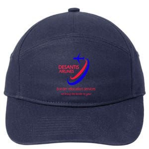 Desantis Airlines Border Relocation Services (C) 7-Panel Snapback Hat