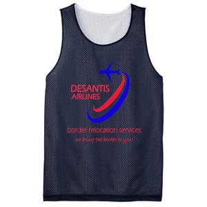 Desantis Airlines Border Relocation Services (C) Mesh Reversible Basketball Jersey Tank