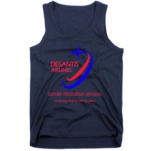 Desantis Airlines Border Relocation Services (C) Tank Top