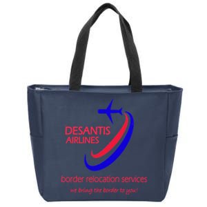 Desantis Airlines Border Relocation Services (C) Zip Tote Bag