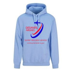 Desantis Airlines Border Relocation Services (C) Unisex Surf Hoodie