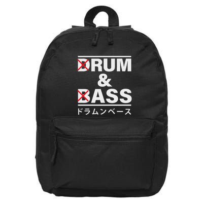 Drum And Bass Japanese Funny 16 in Basic Backpack