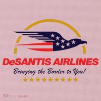DeSantis Airlines Bringing The Border To You Funny 25L Jumbo Tote