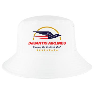 DeSantis Airlines Bringing The Border To You Funny Cool Comfort Performance Bucket Hat