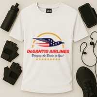 DeSantis Airlines Bringing The Border To You Funny Performance Shirt