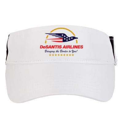 DeSantis Airlines Bringing The Border To You Funny Adult Drive Performance Visor