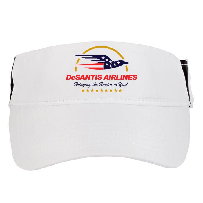 DeSantis Airlines Bringing The Border To You Funny Adult Drive Performance Visor