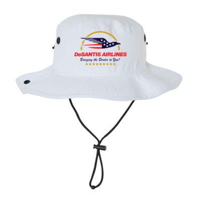 DeSantis Airlines Bringing The Border To You Funny Bucket Hat