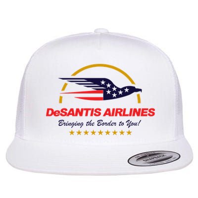DeSantis Airlines Bringing The Border To You Funny Flatbill Hat