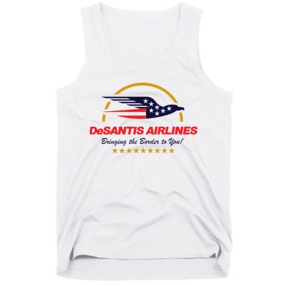 DeSantis Airlines Bringing The Border To You Funny Tank Top