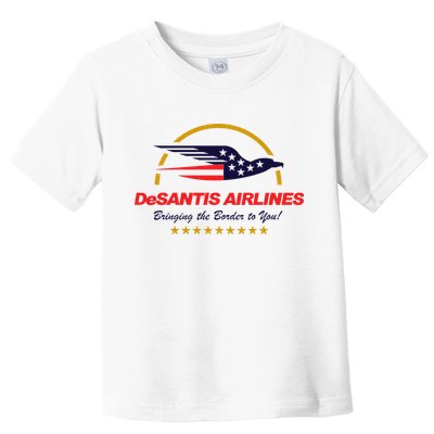 DeSantis Airlines Bringing The Border To You Funny Toddler T-Shirt