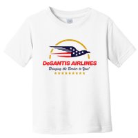 DeSantis Airlines Bringing The Border To You Funny Toddler T-Shirt