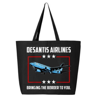 Desantis Airlines Bringing The Border To You Retro USA Flag 25L Jumbo Tote