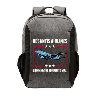 Desantis Airlines Bringing The Border To You Retro USA Flag Vector Backpack