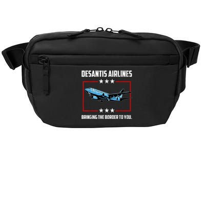 Desantis Airlines Bringing The Border To You Retro USA Flag Crossbody Pack