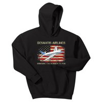 DeSantis Airlines Bringing The Border To You Funny DeSantis Kids Hoodie