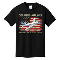 DeSantis Airlines Bringing The Border To You Funny DeSantis Kids T-Shirt