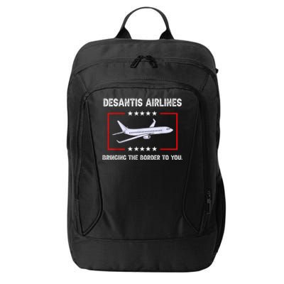 DeSantis Airlines Bringing The Border To You City Backpack