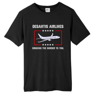 DeSantis Airlines Bringing The Border To You Tall Fusion ChromaSoft Performance T-Shirt