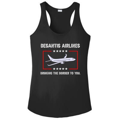 DeSantis Airlines Bringing The Border To You Ladies PosiCharge Competitor Racerback Tank