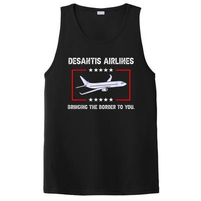 DeSantis Airlines Bringing The Border To You PosiCharge Competitor Tank