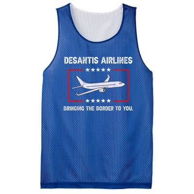 DeSantis Airlines Bringing The Border To You Mesh Reversible Basketball Jersey Tank