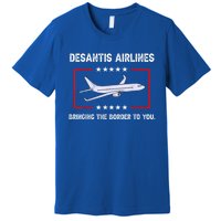 DeSantis Airlines Bringing The Border To You Premium T-Shirt