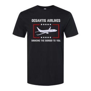 DeSantis Airlines Bringing The Border To You Softstyle CVC T-Shirt