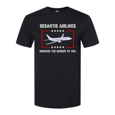 DeSantis Airlines Bringing The Border To You Softstyle CVC T-Shirt