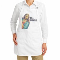Do A Burnout Jesus Meme Funny Saying Hard Working Apron