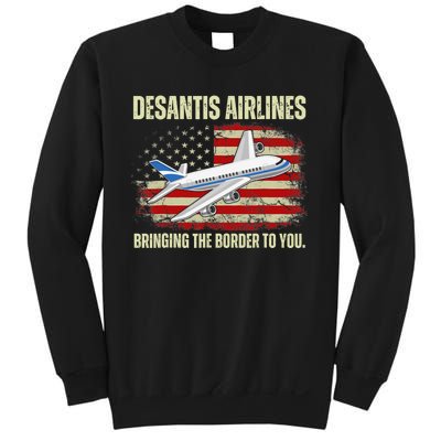 DeSantis Airlines Bringing The Border To You Funny DeSantis Sweatshirt