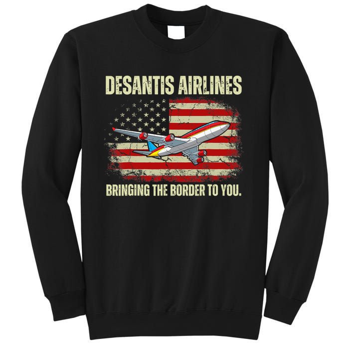 DeSantis Airlines Bringing The Border To You Funny DeSantis Sweatshirt