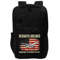 DeSantis Airlines Bringing The Border To You Funny DeSantis Impact Tech Backpack