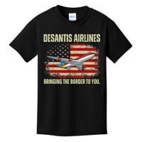 DeSantis Airlines Bringing The Border To You Funny DeSantis Kids T-Shirt