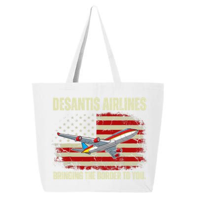 DeSantis Airlines Bringing The Border To You Funny DeSantis 25L Jumbo Tote